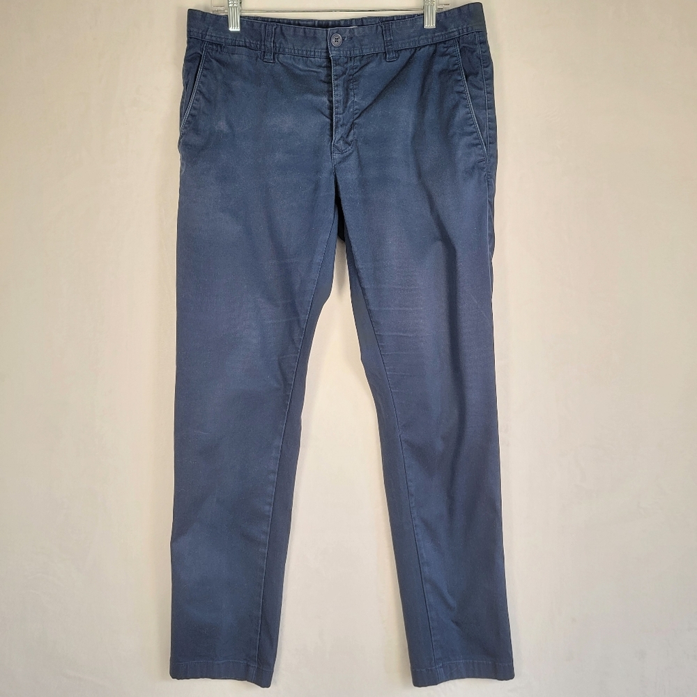 Trenery Men's Cotton Chino Pants in Navy, Size 34